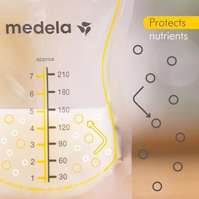 Medela Moedermelk Bewaarzakjes met Schenktuit 210cc Medela Moedermelk Bewaarzakjes met Schenktuit 210cc