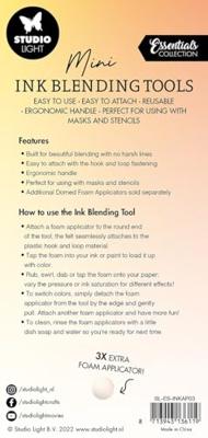 Studio Light • essentials ink blending tools + replacement foam pads 20mm 6stuks