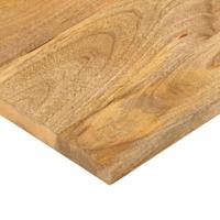 Tafelblad vierkant 70x70x2,5 cm massief mangohout - thumbnail