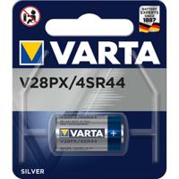 Varta SILVER Cylindr.V28PX/4SR44 Bl1 4SR44 Fotobatterij Zilveroxide 145 mAh 6.2 V 1 stuk(s) - thumbnail