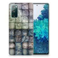 Silicone Back Cover Samsung Galaxy S20 FE Spijkerbroeken - thumbnail