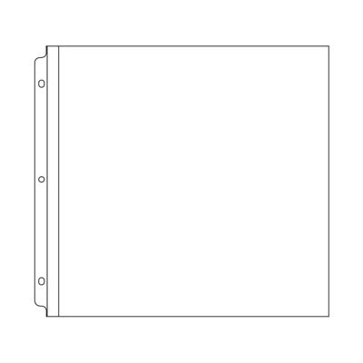 We R Makers • page protectors 12x12 post