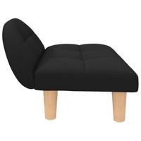 Hondenmand 70x52x30 cm stof zwart - thumbnail