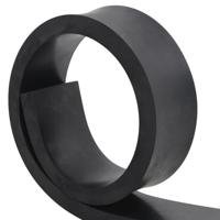 VidaXL Rubberen rand voor sneeuwploeg 120x10x2 cm zwart - thumbnail