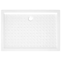 VidaXL Douchebak met noppen 70x100x4 cm abs wit - thumbnail