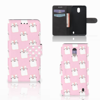 Nokia 2 | Telefoonhoesje | Met pasjeshouder | Sleeping Cats - thumbnail