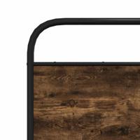 Bedframe zonder matras metaal gerookt eikenkleurig 193x203 cm - thumbnail