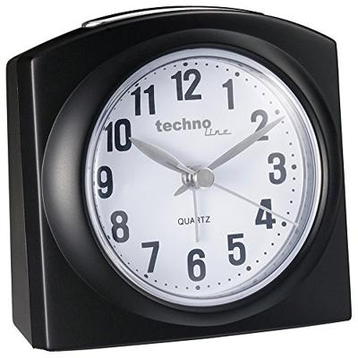 Technoline Geneva-L Wekker - Analoog Zwart