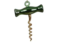 Decoris kerstornament glas kurktrekker 13.9cm - thumbnail