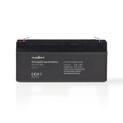 Nedis BALA32006V Oplaadbare Loodzuuraccu 6v 3200 Mah 134 X 35 X 61 Mm Nedis BALA32006V Oplaadbare Loodzuuraccu 6v 3200 Mah 134 X 35 X 61 Mm