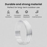 VidaXL Hek binddraad zilver 25 m warm verzinkte draad - thumbnail