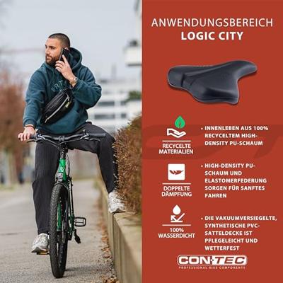 CONTEC sattel "logic" ct saddle logic 279 x 179mm CONTEC sattel "logic" ct saddle logic 279 x 179mm