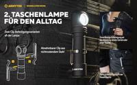 ArmyTek Wizard C2 Pro Nichia Magnet Warm Handlamp werkt op een accu LED Met magneethouder 1600 lm 4680 h 65 g - thumbnail