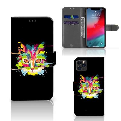 Apple iPhone 11 Pro Max Leuk Hoesje Cat Color Apple iPhone 11 Pro Max Leuk Hoesje Cat Color