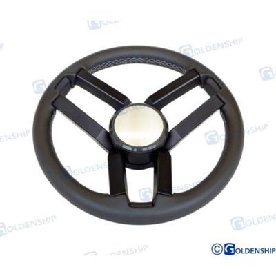 CABLES,MANDOS,DIRECCIONES Y FLAPS GS41287 - VOLANTE PIEL 350 mm NEGRO