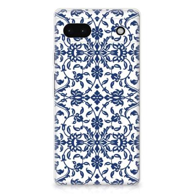 Google Pixel 6A | TPU Case | Flower Blue