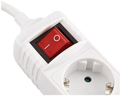 Kopp 129713007 Stekkerdoos met schakelaar 3-voudig Arctisch-wit Randaarde stekker 1 stuk(s) Kopp 129713007 Stekkerdoos met schakelaar 3-voudig Arctisch-wit Randaarde stekker 1 stuk(s)