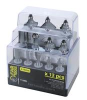 Multifunctionele frezenset Fartools 8 mm 12 Onderdelen - thumbnail