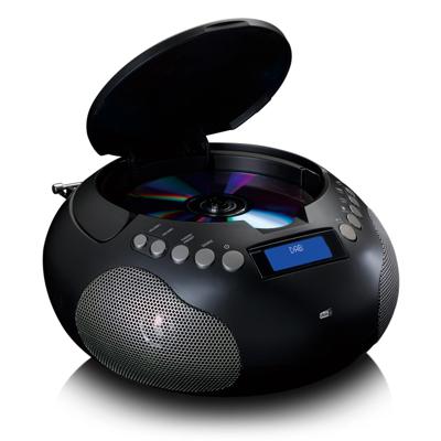 Boombox met DAB+/ FM-radio en Bluetooth® Zwart Boombox met DAB+/ FM-radio en Bluetooth® Zwart