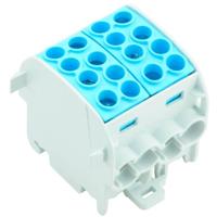Weidmüller 1561700000 Verdeelblok Schroeven Blauw 2 stuk(s) - thumbnail