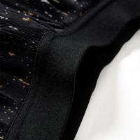 Kinderrokje met gelaagde ruches 116 zwart - thumbnail