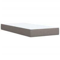 Boxspring met matras stof taupe 180x200 cm - thumbnail