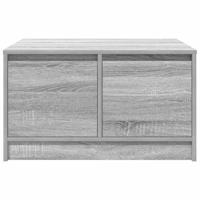 Salontafel met lades 70,5x70x40 cm grijs Sonoma - thumbnail