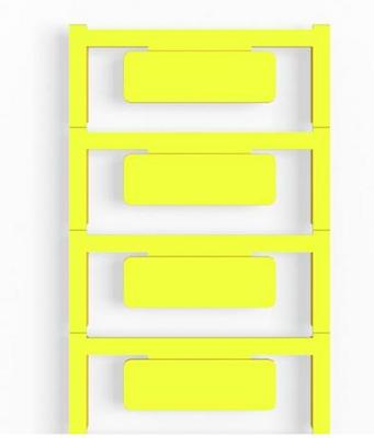 Weidmüller 1111260000 CC 15/45 K MC NE GE Apparaatmarkering Montagemethode: Plakken Markeringsvlak: 15 x 45 mm Geel Aantal markeringen: 40 40 stuk(s)