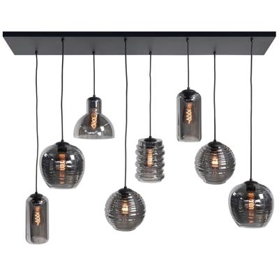 HighLight hanglamp Fantasy 8L - zwart / smoke HighLight hanglamp Fantasy 8L - zwart / smoke