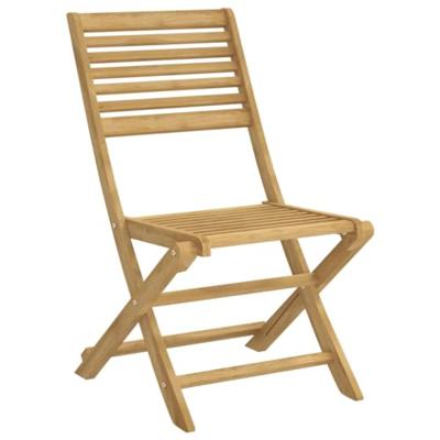 Tuinstoelen 4 st inklapbaar 48,5x61,5x87 cm massief acaciahout