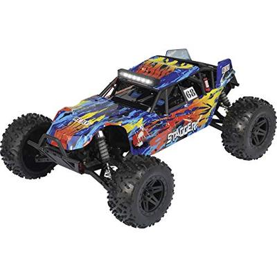 Reely Stagger Brushed 1:10 RC auto Elektro Buggy 4WD 100% RTR 2,4 GHz Incl. accu, oplader en batterijen voor de zender Reely Stagger Brushed 1:10 RC auto Elektro Buggy 4WD 100% RTR 2,4 GHz Incl. accu, oplader en batterijen voor de zender