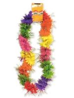 Tropical Hawaiikrans met tinsels - thumbnail