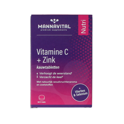 Vitamine C plus zink 60 Tabletten