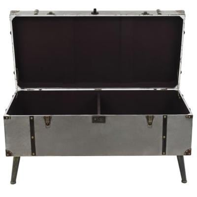 Salontafel 102x51x47,5 cm MDF en aluminium