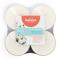 Bolsius maxilicht geur 8st fresh cotton - thumbnail