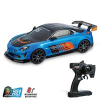 Politiewagen op Afstandsbediening Mondo Alpine A110 GT4 R / C 1:10 Turkoois - thumbnail
