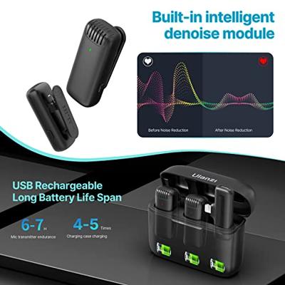 Ulanzi J12 Draadloze smartphone microfoon Lightning - thumbnail