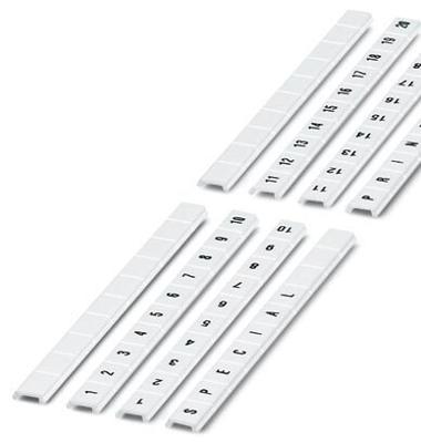 Phoenix Contact 1050017:0021 Opschriftstroken Wit 10 stuk(s)