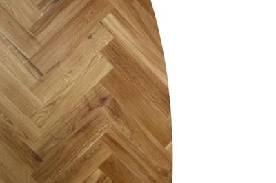 HSM - HSM Collection-Ovaal Tafelblad Fishbone-220x110x4-Naturel-Eiken HSM - HSM Collection-Ovaal Tafelblad Fishbone-220x110x4-Naturel-Eiken