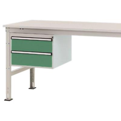 Manuflex ZB4513.6011 Behuizing onderbouw stationair, gebruiksh. 300 mm met 2 lades. Voor tafel diepte 1000 mm