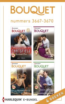 Bouquet e-bundel nummers 3667-3670 (4-in-1) - Abby Green, Maggie Cox, Trish Morey, Sharon Kendrick - ebook