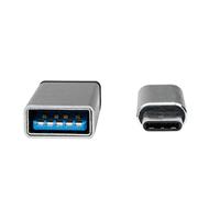 LogiLink USB 3.2 Gen 1 (USB 3.0) Adapter [1x USB-C stekker - 1x Micro-USB 2.0 B bus, USB 3.2 Gen 1 bus A (USB 3.0)] AU0040 0 mm - thumbnail