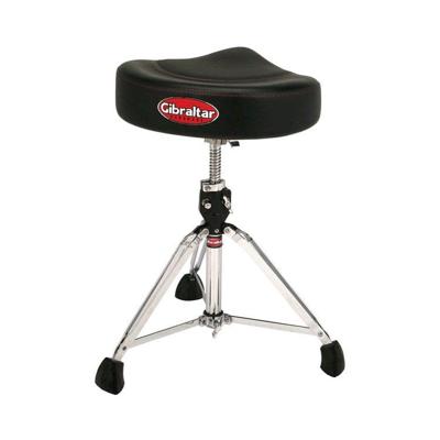 Gibraltar Hardware 9608-2T drumkruk met 2 kleurige zadelzitting Gibraltar Hardware 9608-2T drumkruk met 2 kleurige zadelzitting