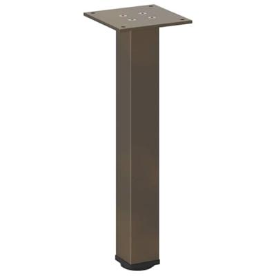 Salontafelpoten 4 st 42-44 cm staal naturel