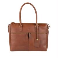 Burkely Vintage Valerie Laptop Bag 15.6"-Cognac - thumbnail