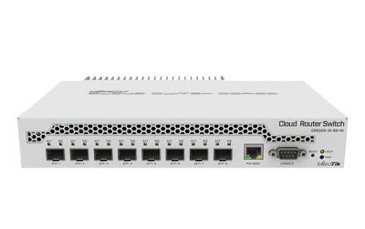 Mikrotik CRS309-1G-8S+ Managed Gigabit Ethernet (10/100/1000) Wit Power over Ethernet (PoE)