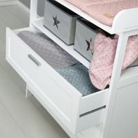 roba Commode Hamburg (2 lades, Wit) - thumbnail