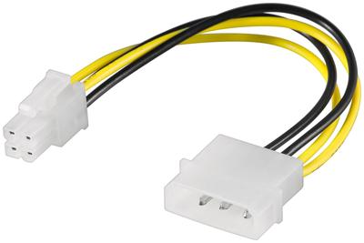 Molex naar P4 voedingskabel