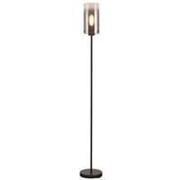 Freelight Vloerlamp Ventotto H 165 cm Ø 15 cm rook glas zwart - thumbnail