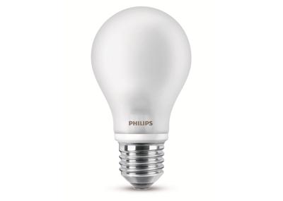 Philips LED lamp E27 7W 806Lm classic mat 2 stuks Wit Philips LED lamp E27 7W 806Lm classic mat 2 stuks Wit